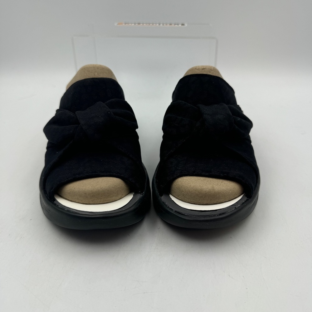 NEW Bzees Black LifeStride Smile Wedge Sandal US Size 6.5 - Picture 4 of 7